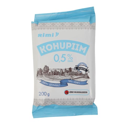 Kohupiim Rimi 0,5% 200g