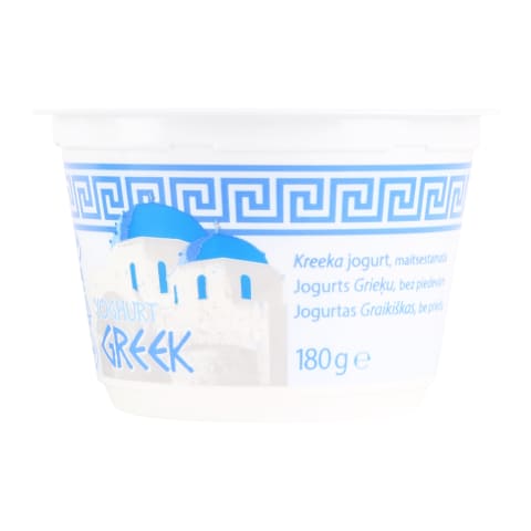 Jogurt Kreeka maitsestamata Rimi 180g