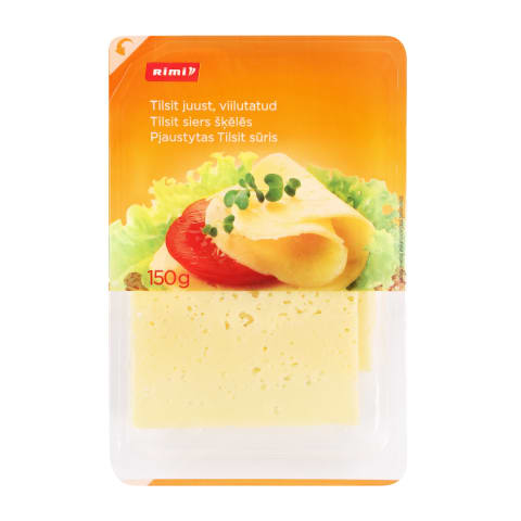 Pjaustytas TILSIT sūris RIMI, 45% rieb.,150 g