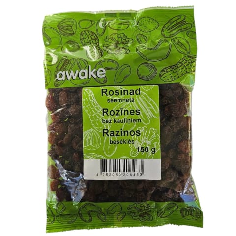Rosinad, seemneteta Awake 150g