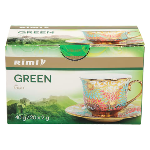 Zaļā tēja Rimi 20x2g
