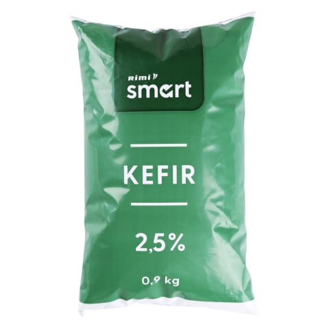 Kefyras RIMI BASIC, 2,5 % rieb., 0,9 kg