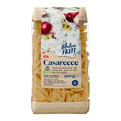 Pasta Casarecce ICA gluteenivaba 500g