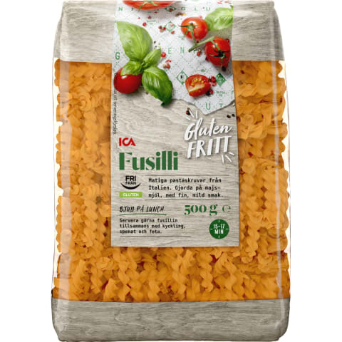 Makaroni Fusilli ICA bez lipekļa 500g