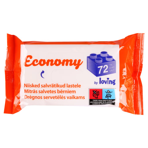 Niisk. salvrätikud LT Economy,72tk