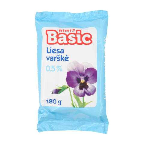 Varškė RIMI BASIC, 0,5% rieb., 180g