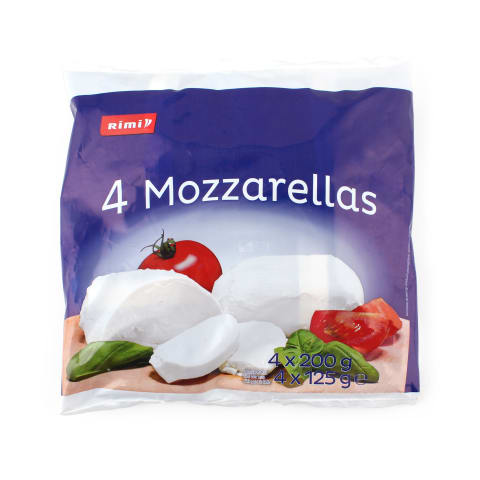 Sūris Rimi Mozzarella 4x125g