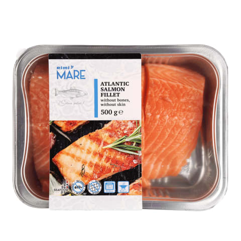 Lõhefilee RIMI luudeta, nahata 500g