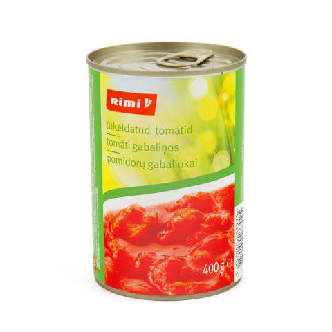 Pomidorų gabaliukai RIMI, 400g