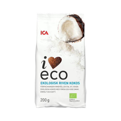 Purustatud kookospähkel I Love Eco 200g