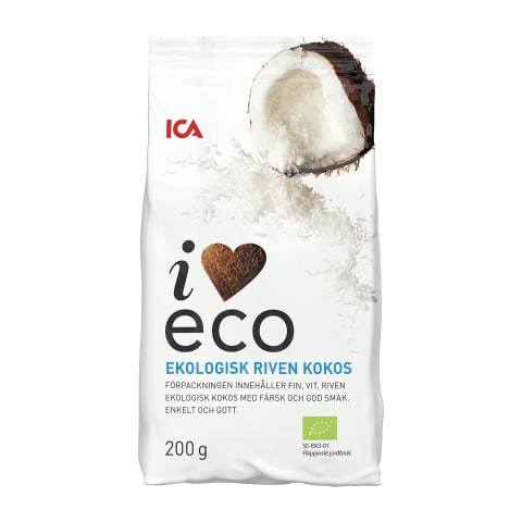 Ekologiškos kokoso drožlės I LOVE ECO, 200g