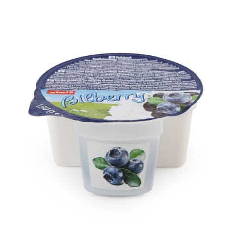 Varškė grūdeliais su mėlynių džemu RIMI, 150g