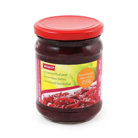 Kons. burokėliai obuol.sult., RIMI, 480g/295g