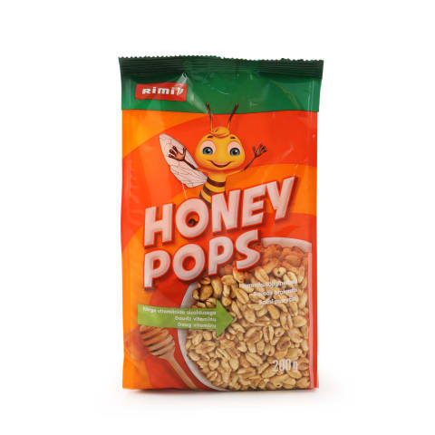 Sausi pusryčiai RIMI HONEY POPS, 200 g