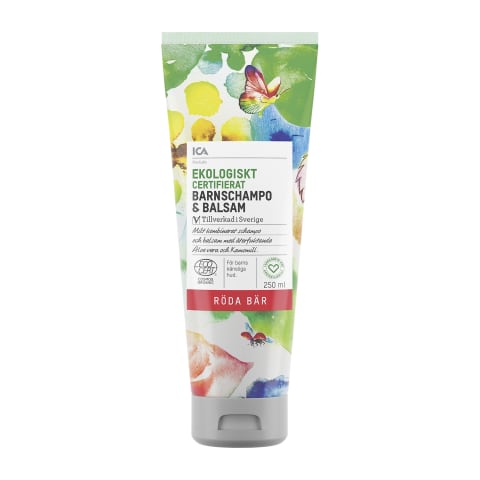 Šampoon-palsam ICA Eko lastele 250ml