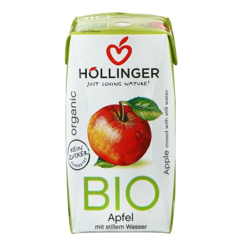 Ekologiškas obuolių nektaras HOLLINGER, 0,2 l