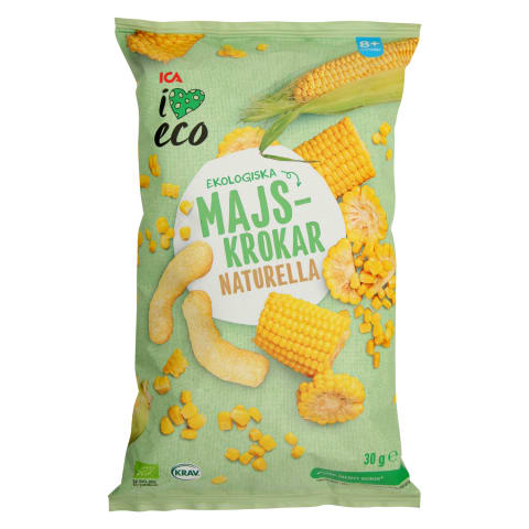 Kukurūzas uzkoda I Love Eco 8mēn,30g