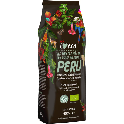 Kavos pupelės I LOVE ECO PERU, 450 g