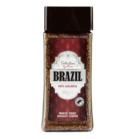 Šķīstošā kafija Selection by Rimi Brazil 100g