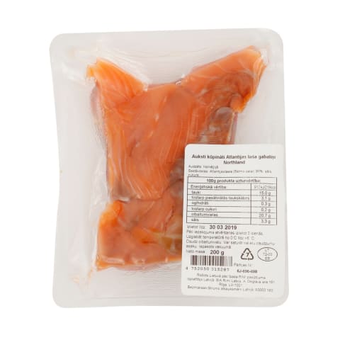 Külmsuitsu lõhetükid Northland 200g