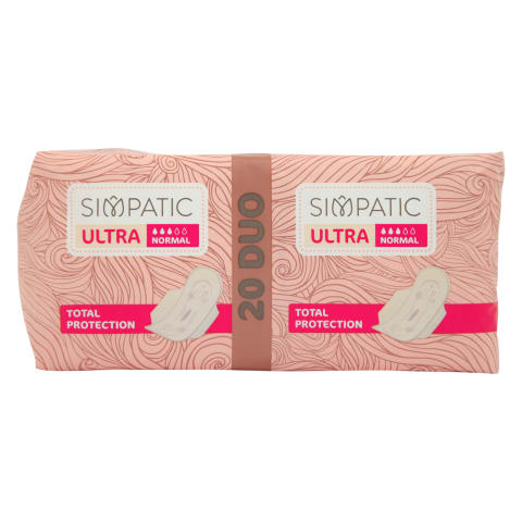 Hig. įklotai SIMPATIC ULTRA NORMAL, 20 vnt.