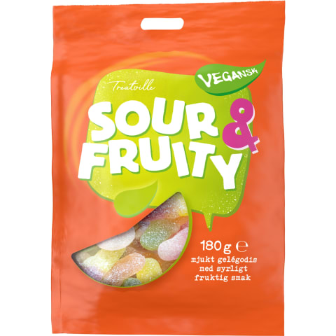 Želė saldainiai TREATVILLE SWEET&SOUR, 180 g