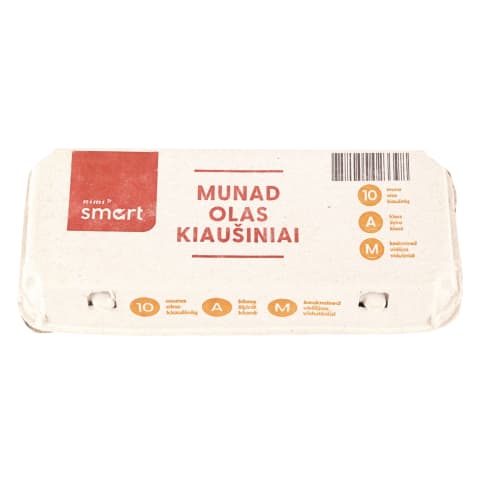 Kiaušiniai RIMI SMART, A kl., M, 10 vnt.