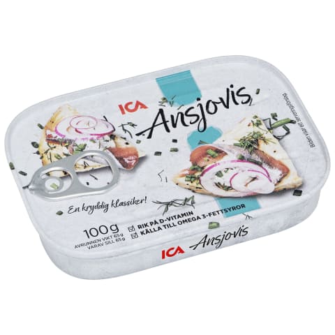 Anšovi ICA 100g/65g