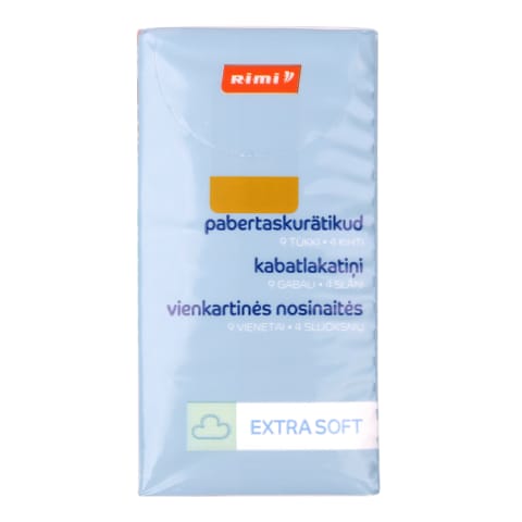 Kabatlakatiņi Rimi 4slāņi, 1x9gab.