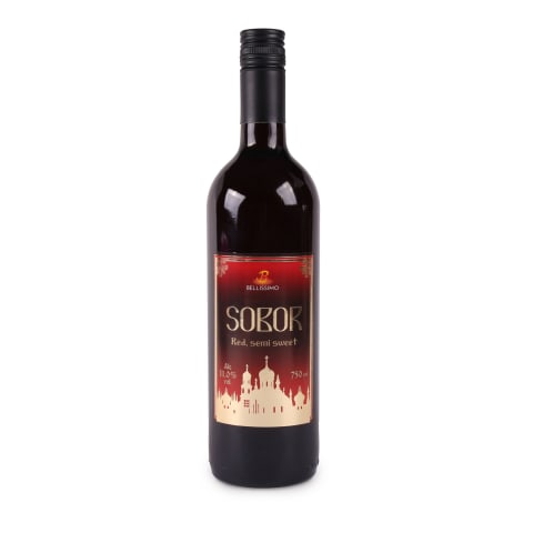 Arom.vyno gėrimas BELLISSIMO SOBOR 11%,0,75 l