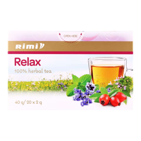 Zāļu tēja Rimi Relax 20x2g