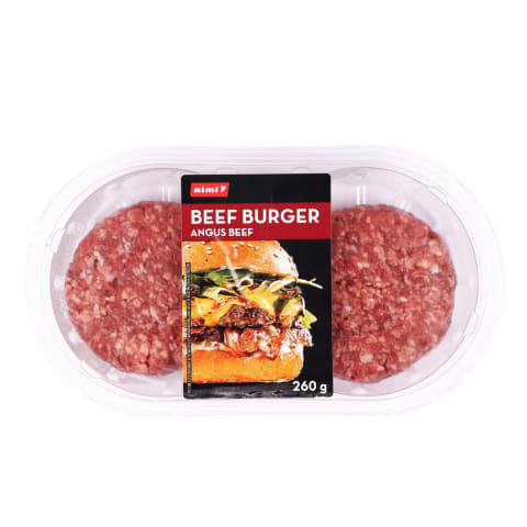 Liellopa burgera gaļa Angus Rimi 260g