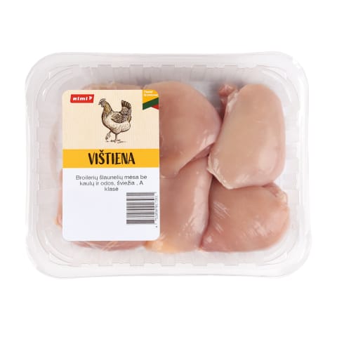 Viščiukų šlaunelių mėsa be k.od. RIMI, 500 g