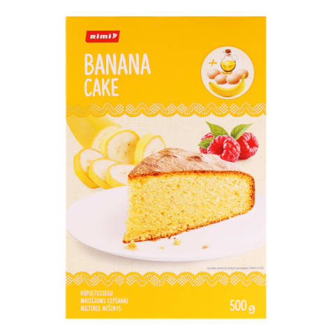 Miltų mišinys bananų pyragui RIMI, 500 g