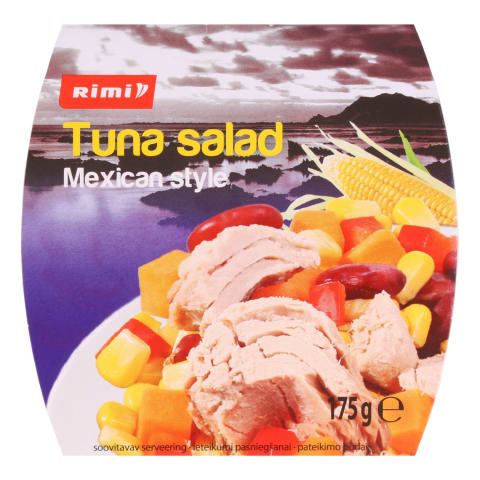 Meksikietiškos salotos su tunu RIMI, 175 g