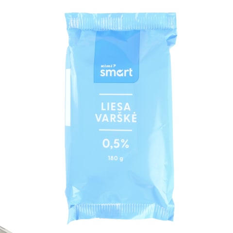 Liesa varškė RIMI SMART, 0,5 % rieb., 180 g