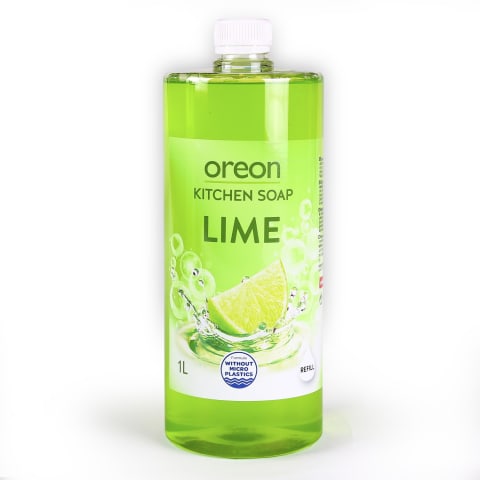 Šķidr.ziep. Oreon Lime kitchen Refill 1L
