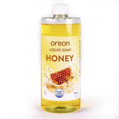 Šķidrās ziepes Oreon Honey Refill 1 L