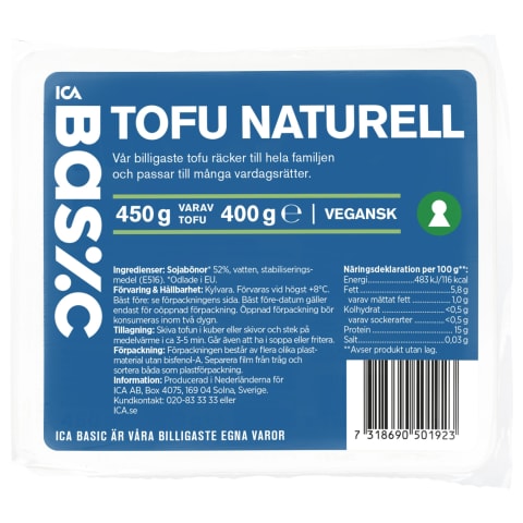 Tofu Ica Basic 450g