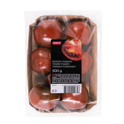 Lietuviški tamsieji pomidorai RIMI,kl.1,500 g
