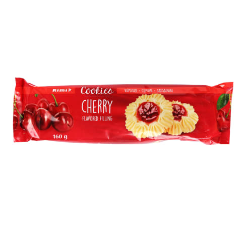 Küpsised kirsimaitselise täidisega Rimi 160g