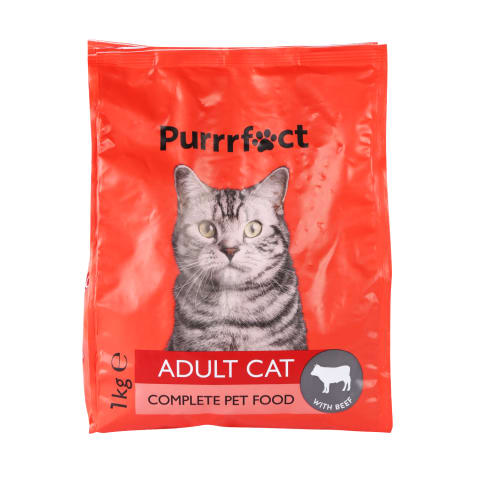 Kassitoit Purrrfect veiselihaga, täisväärtuslik, igat tõugu täiskasvanud kassidele 1kg