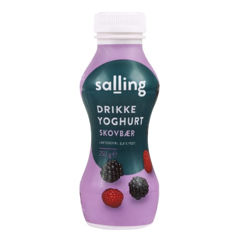 Joogijogurt metsamarjadega, 0,8% rasva, laktoosivaba Salling 250g