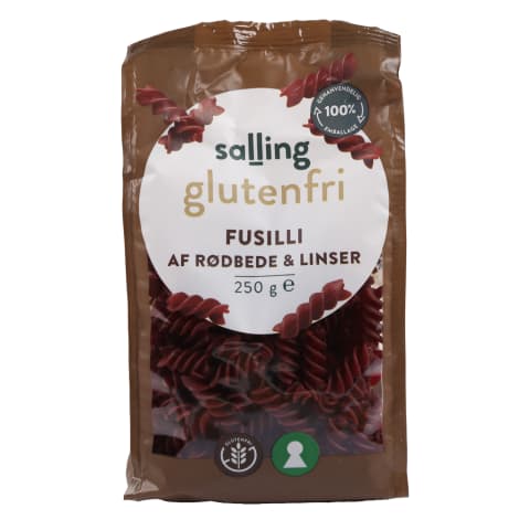 Pasta fusilli peedi ja läätse gluteenivaba  Salling Glutenfri 250g