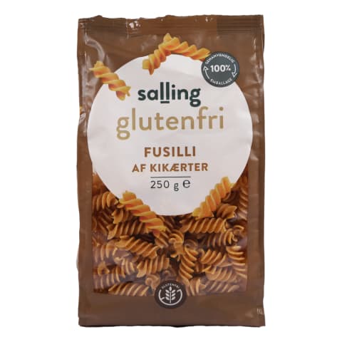 Pasta fusilli kikerherne gluteenivaba Salling Glutenfri 250g
