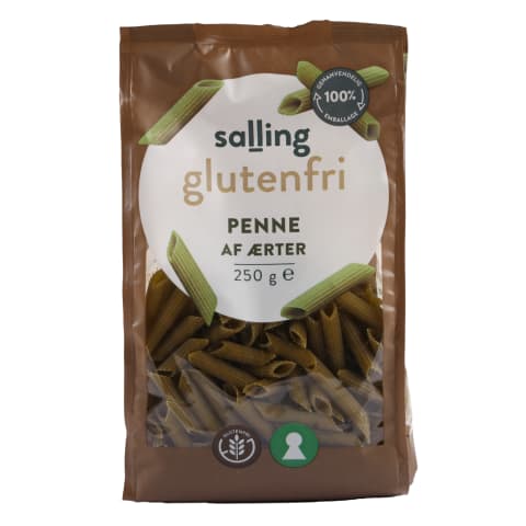 Rohelise herne makaronid penne gluteenivaba Salling Glutenfri 250g