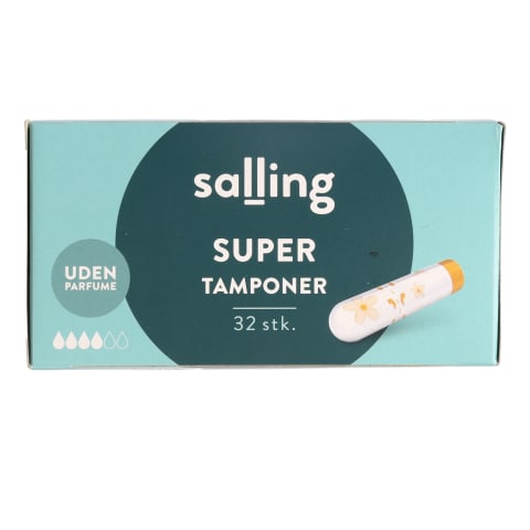 Tampoonid Super Salling lõhnastamata 32tk
