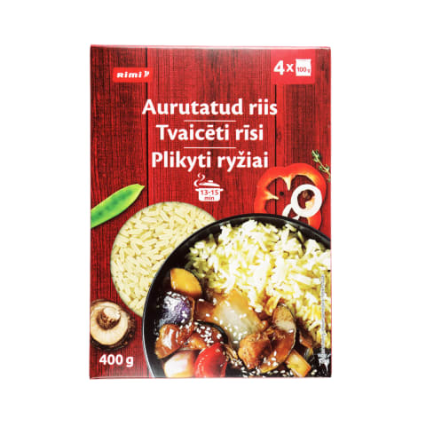 Aurutatud riis Rimi 4x100g