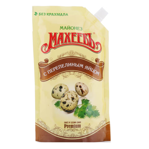 Majonēze Maheev ar paipalu olām 400ml