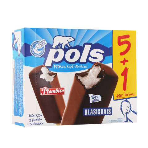 Sald. Pols plombīrs+klasiskais 3+3 720ml/450g